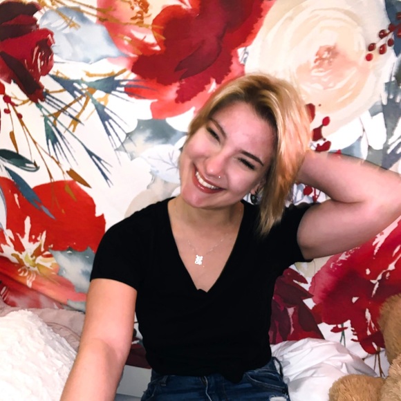 Society6 Red Flower Tapestry - Picture 4 of 4